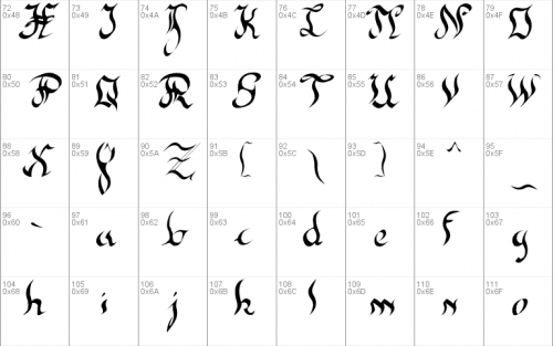New Gothic Font 2
