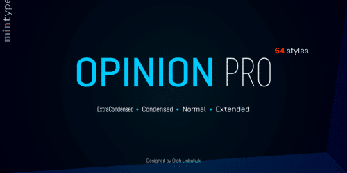 Opinion Pro Lt Font