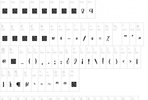 Park-Twokey-Month-Font-72