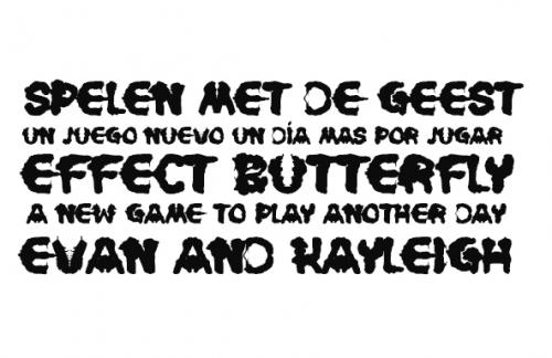 Rorschach Font 2