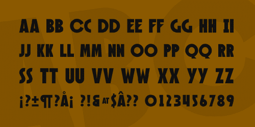 SF Speakeasy Font Family 2