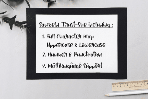 Sambeld Trust-She Font 5