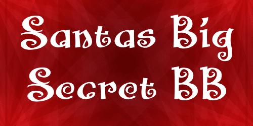 Santas Big Secret BB Font 1