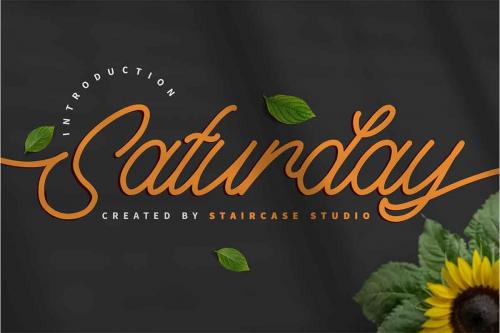 Saturday Font 1
