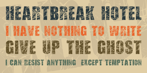 Scratched Letters Font 1