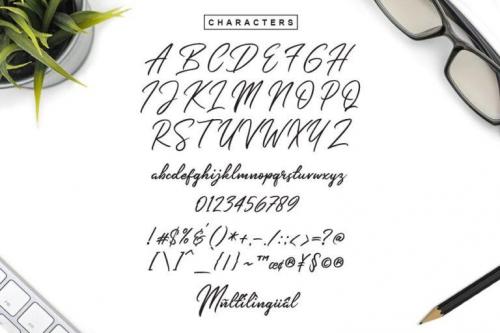 Slender Font 4