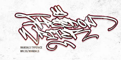 Slim Wandals Font 1