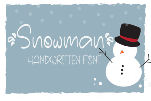 Snowman Font