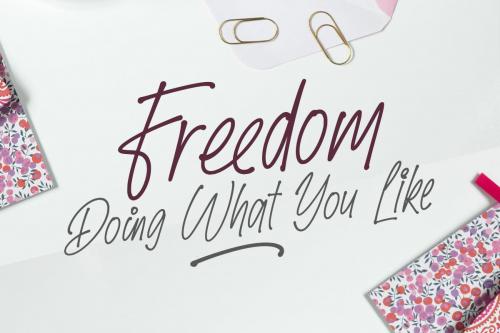 Speed Written Font 2