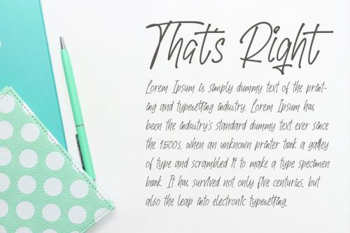 Speed Written Font 6