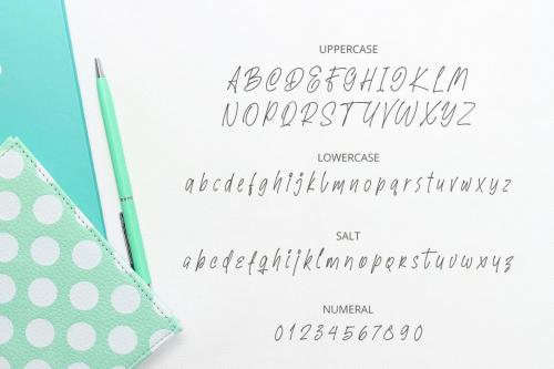 Speed Written Font 7