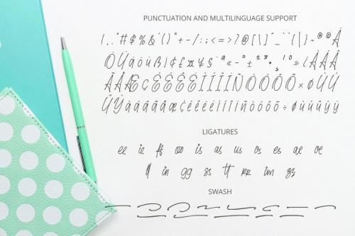 Speed Written Font 8