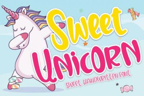 Sweet Unicorn Font 1