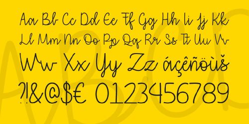 That I Love You Font 2