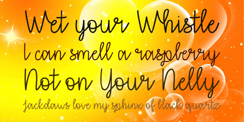 That I Love You Font 3