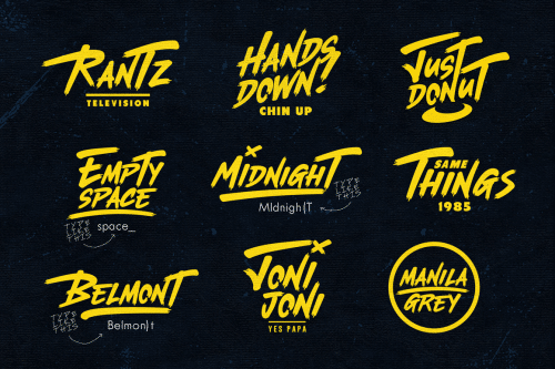 The Midnight (Slant) Font 3