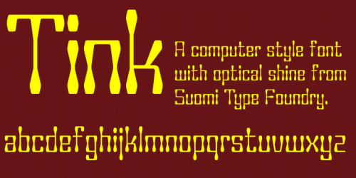 Tink Font 1