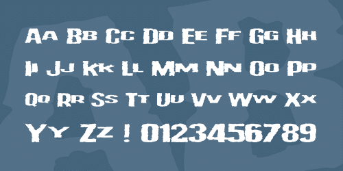 Vulgar Display Of Power Font 1