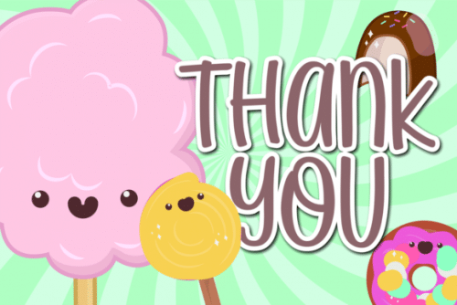 Yummy Ice Cream Font 6