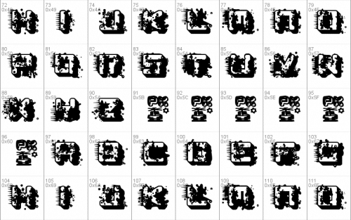 pk LSD Font 3