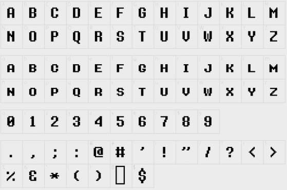 8-Bit-Operator-Font