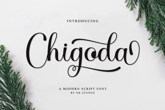 Chigoda-Script-Font