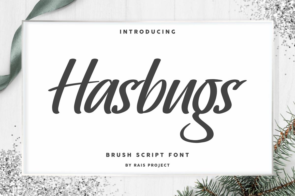 Hasbugs-Font