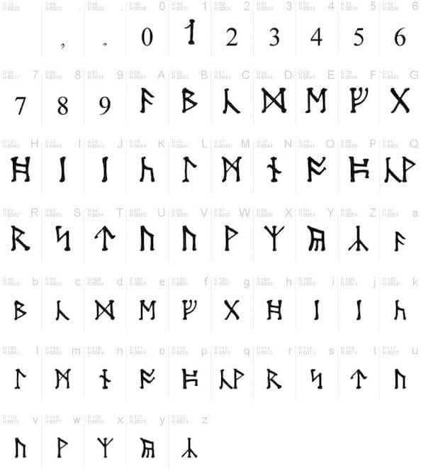Moon-Runes-Font