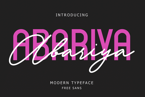 Abariya-Font