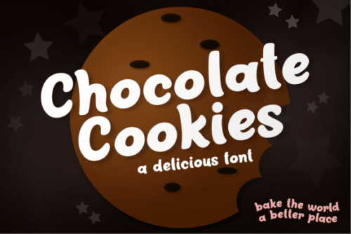 Chocolate-Cookies-Font