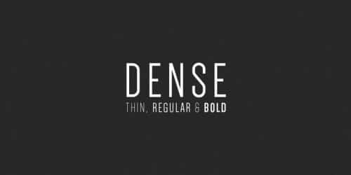 Dense-Font-1
