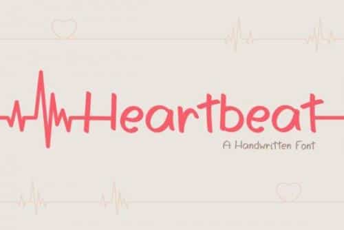Heartbeat-Handwritten-Font-1