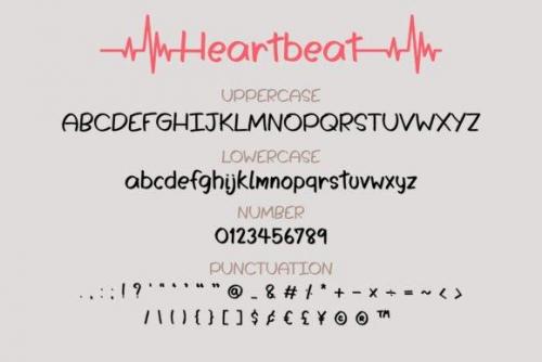 Heartbeat-Handwritten-Font-3
