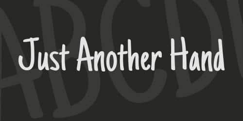 Just-Another-Hand-Font-1