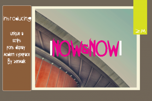 Nownow-Font