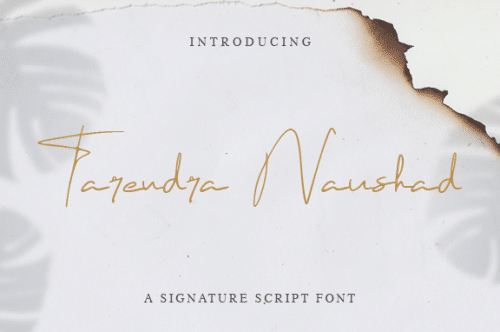 Tarendra-Naushad-Font