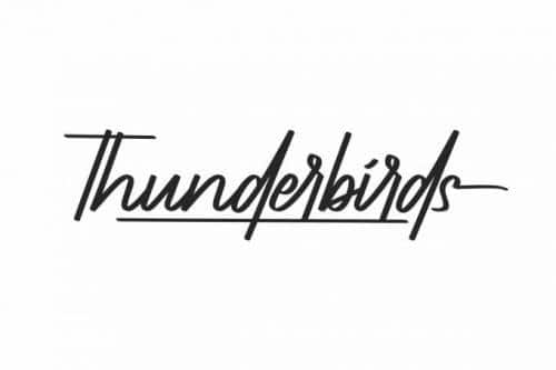 Thunderbirds-Font