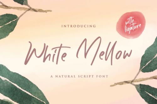 White-Mellow-Handwritten-Font-1