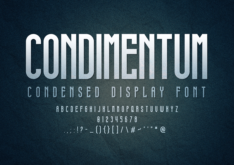 Condimentum-Display-Font