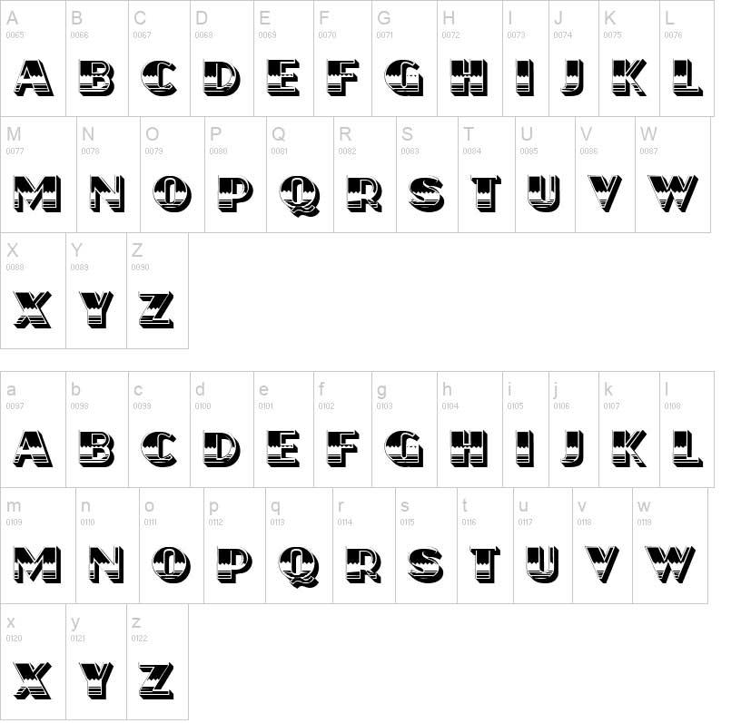 Flamed-Font
