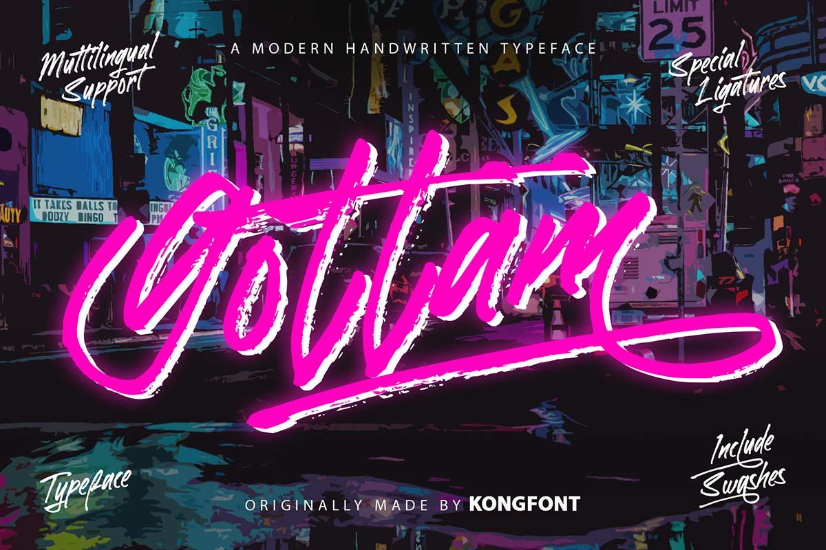 Gottam-Hand-Drawn-Script-Font-1