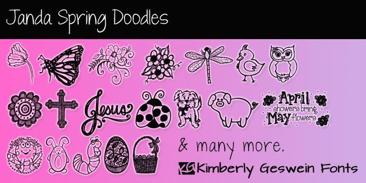 Janda-Spring-Doodles-Font