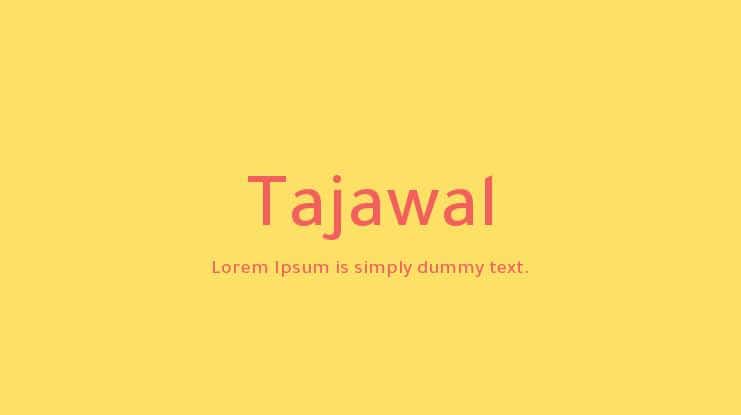 Tajawal-Font-Family