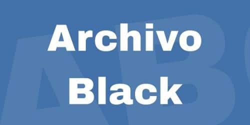 Archivo-Black-Font-1