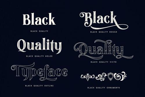 Black-Quality-Font-11
