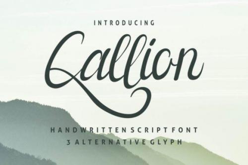 Callion-Calligraphy-Font-1
