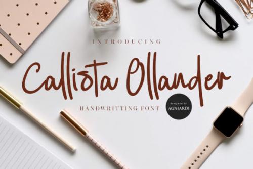 Callista-Ollander-Handwritten-Font-1