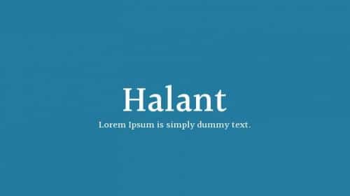 Halant-Font-Family-1