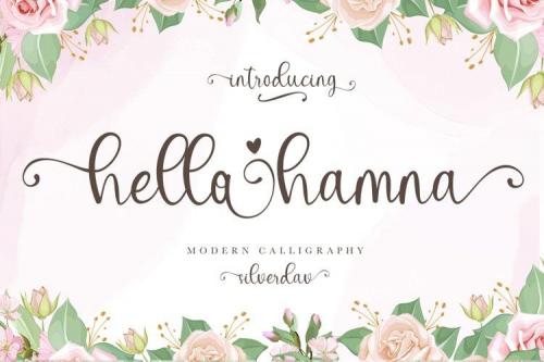 Hello-Hamna-Calligraphy-Font-1