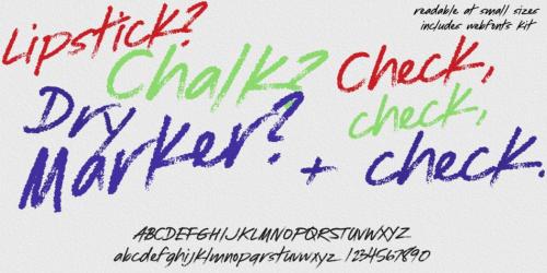 Lipstick-On-The-Mirror-Font-7